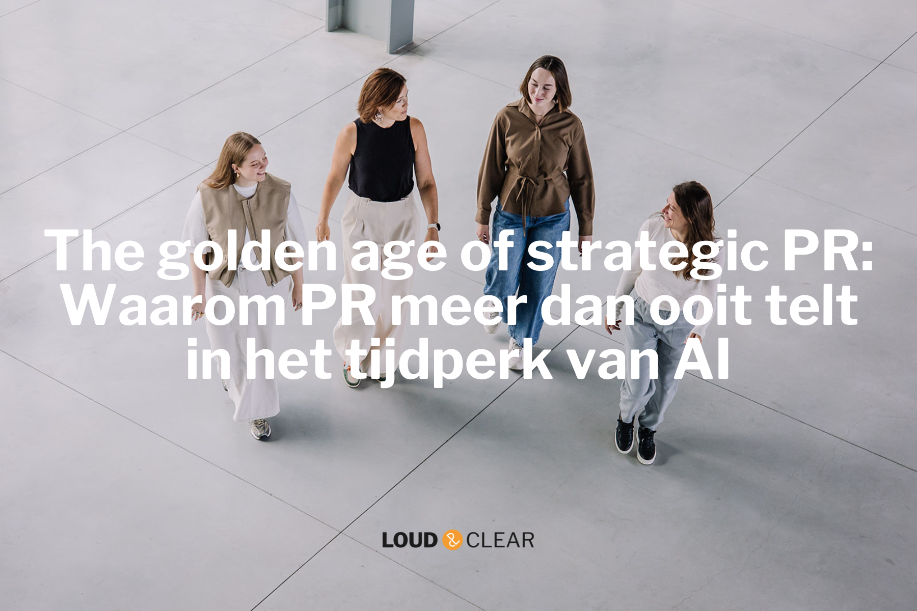 Op World PR Day staat dit jaar 'The Golden Age of Strategic PR' centraal. Ontdek waarom strategische PR juist nu belangrijker wordt — ook om zichtbaar te worden in ChatGPT, Claude en Gemini. Door Loud and Clear.